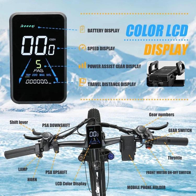 KETELES K800 Electric Bicycle 2*1000 Motors, 48V 23Ah Battery, 26*4.0 Inch Fat Tire, Hydraulic Disc Brake, Off-Road E-Bike