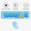 Mofii Wireless Keyboard and Mouse Set BabyBear 2.4G USB Ergonomic Silent Compatible Windows