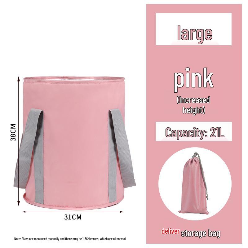 Portable Three-Dimensional Folding Foot Bath: Heat-Preserving, Tip-Resistant, Multifunctional Foot Soak Bucket for Travel and Home Use.