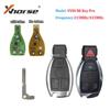 Xhorse VVDI BE Key Pro 3/4 Кнопки Автомобильный Пульт-Ключ 315/433 МГц для Mercedes Benz V4.2 Печатная плата Чип Автомобильного Ключа Улучшенная Версия Нет