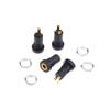 5Pcs 3/4Pin Pj392A Audio Jack Socket 3.5Mm Headphone Female Socket Connector With Nut 3/4 Pole Stereo Audio Socket