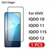 1 шт. для VIVO IQOO 12 стекло полностью изогнутая защитная пленка для экрана закаленное стекло для IQOO 10 11 11S 4G 5G пленка