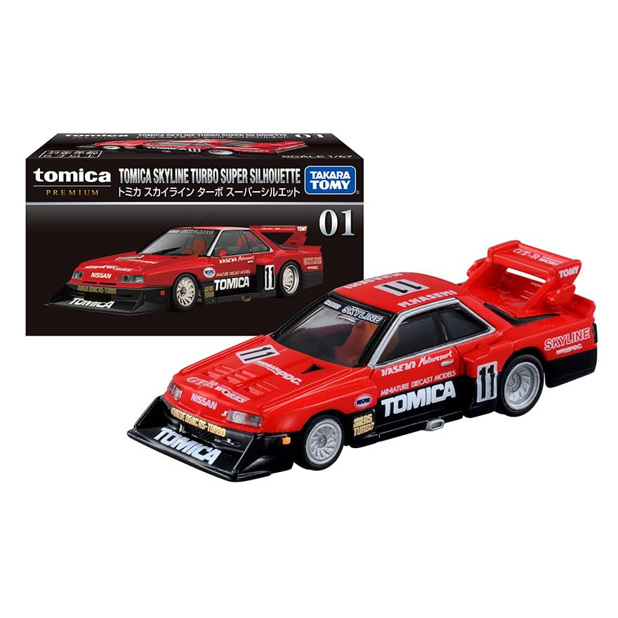 TAKARA TOMY "Tomica Premium 01 Skyline Turbo Super Silhouette" Mini car car toy unisex 3 years old and older Boxed Toy safety standard passed ST mark