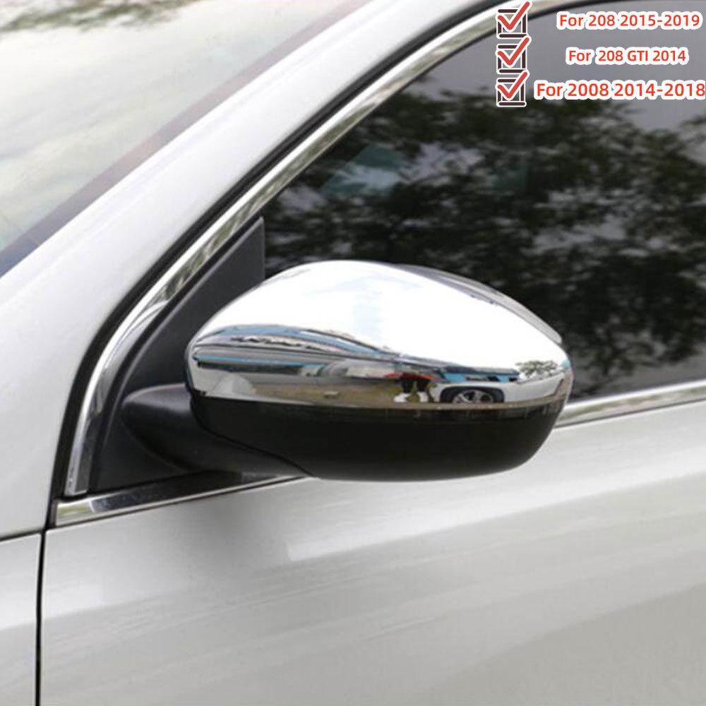 Накладки на зеркала заднего вида для Peugeot 208 2015-2019 2008 2014-2018 208GTI 2014 Кейс для бокового зеркала заднего вида Углеродный ABS Аксессуар