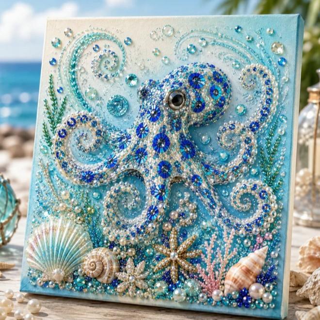 Portable Home Ghost Pearl Art DIY Kit
