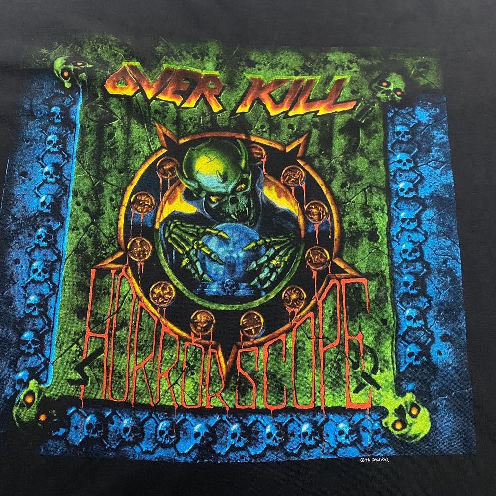 Overkill Band Black T-Shirt Cotton Full Size S-5XL Unisex