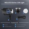 Flagship ZHIYUN MOLUS B500 500W LED Video COB Photography Lighting Compact Body with Bowens Mount [Official Store] Light, Bi-Color Light,
