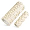 Gruper Foam Roller Fascia Release Set of 2 Large and Small Fascia Roller Stretch Roller Grid Foam Roller (Off White)