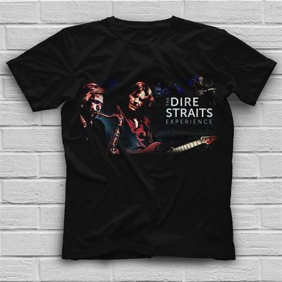 Dire Straits Черная унисекс футболка для тура и концерта Хлопковая футболка S-234XL HD446 Унисекс футболка