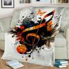 D Colorful Musical Note Throw Blanket Soft Cozy for Home Bedroom Sofa Picnic Travel Office Kids Cover  Home Textiles