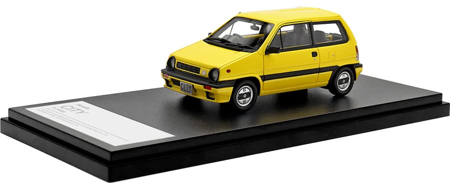 INTERALLIED Hi Story Honda CITY R Gull Yellow Finished Product 1/43 (1985)
