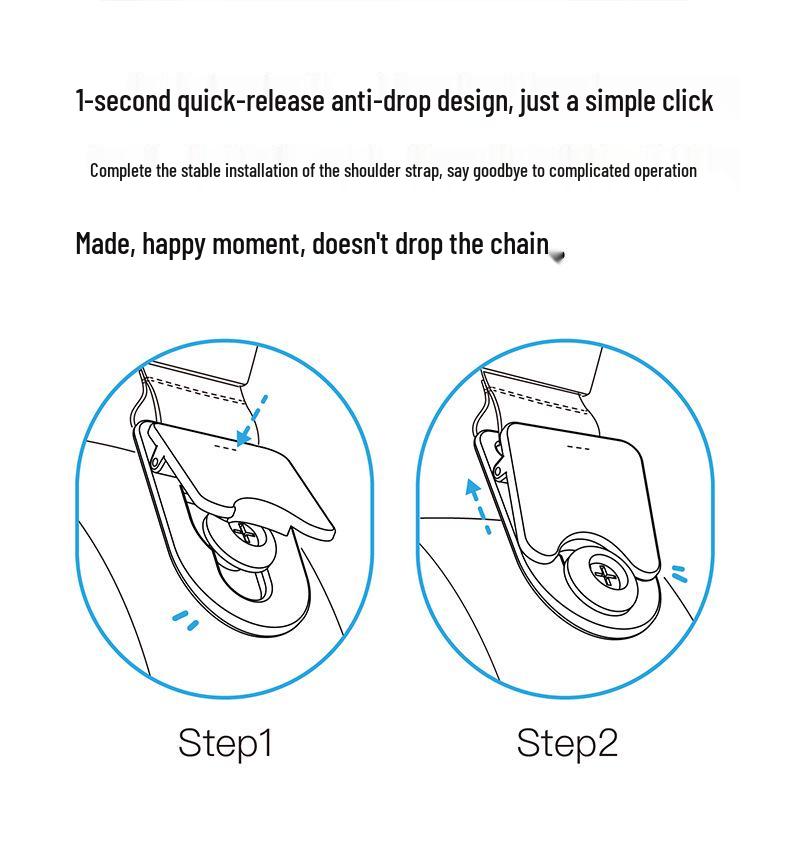 Ear Blessing S01 No-Punch Guitar Strap - Electric, Acoustic, Crossbody Shoulder Strap for Men