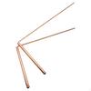 2Pcs Copper Dowsing Rods,Detection , Detect Rods Traditional Divining Portable for Searching