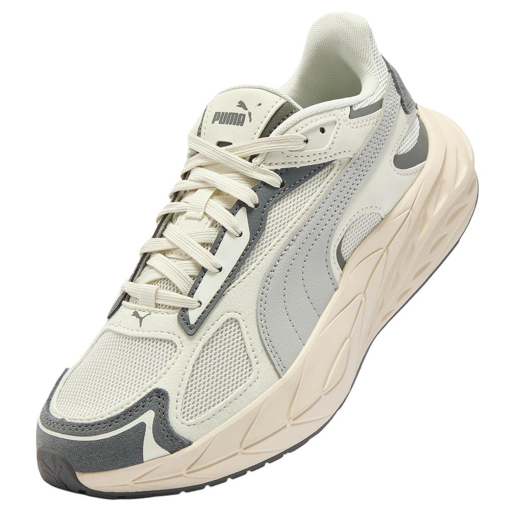 Puma Гипнотические Удобные Универсальные Низкие Повседневные Беговые Кроссовки Унисекс Серый Белый 404714-15