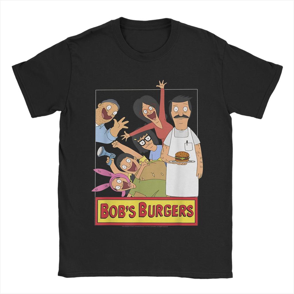 Men Women Bobs BurgersUgly Christmas T Shirts 100% Cotton Clothing Fun Short Sleeve Crew Neck Tee Shirt Plus Size T-Shirts