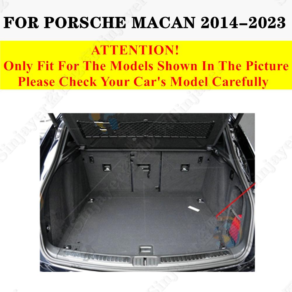 Водонепроницаемый коврик Sinjayer с высоким покрытием для багажника автомобиля, чехол для багажника с высоким бортом для Porsche Macan 2014