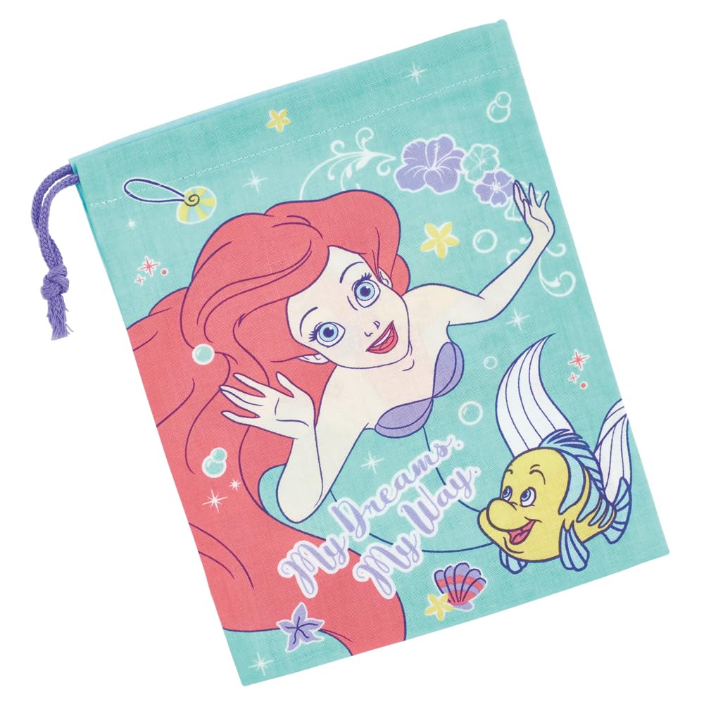 Skater Сумка для ланч-бокса Сделано в Японии Детская Disney Ariel 24 KB63 Детская