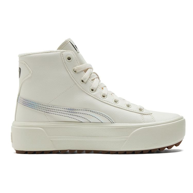 Puma Женские кроссовки Kaia Mid Fur Iridescent Кремовые с радужным эффектом 385377-01