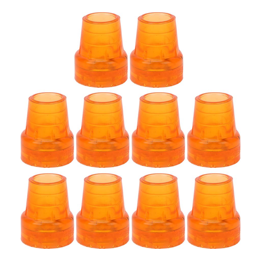 10pcs Crutch Tip Rubber 19mm Inner Diameter Slip Resistance Universal Heavy Duty Walking Cane Tip