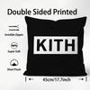 Классический логотип K-KITH Наволочка Удобная Двусторонняя Наволочка Идеально для Автомобиля Дивана Спальни и Не Только