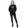 DC Comics Womens/Ladies Superman Floral Logo 2 Hoodie