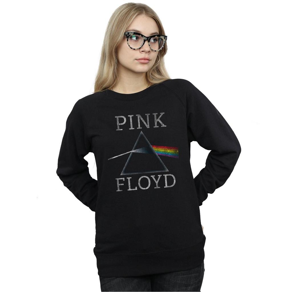 Pink Floyd Womens/Ladies Dark Side Of The Moon Boyfriend Fit Sweatshirt