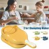 2 In 1 Dumpling Mould Dumpling Skin Rolling Dough Labor-Saving Kitchen Dumpling Machine Dumpling Wrapper Maker Tools