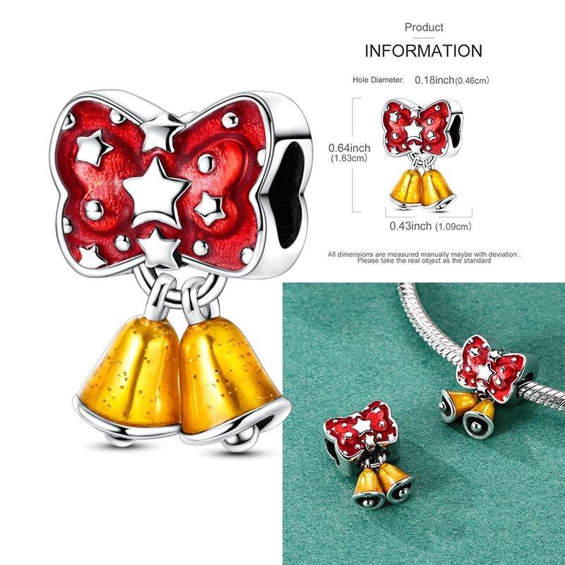 Медные шармы Санта-Клауса, бусина, рождественский домик, подвеска-шарм, подходит для браслета-бенгла, ожерелья, украшений своими руками