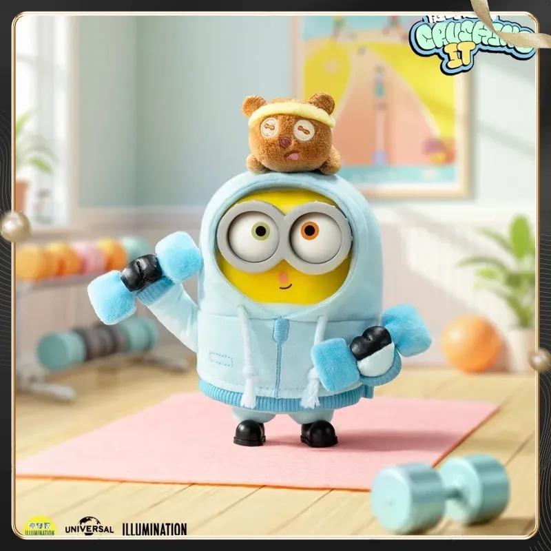100% Оригинальный 52TOYS Миньоны Боб Плюс Тим Друзья Вместе Серия Сюрприз Плюшевая Подвеска Кукла Игрушка Подарок Разработан Для Детей