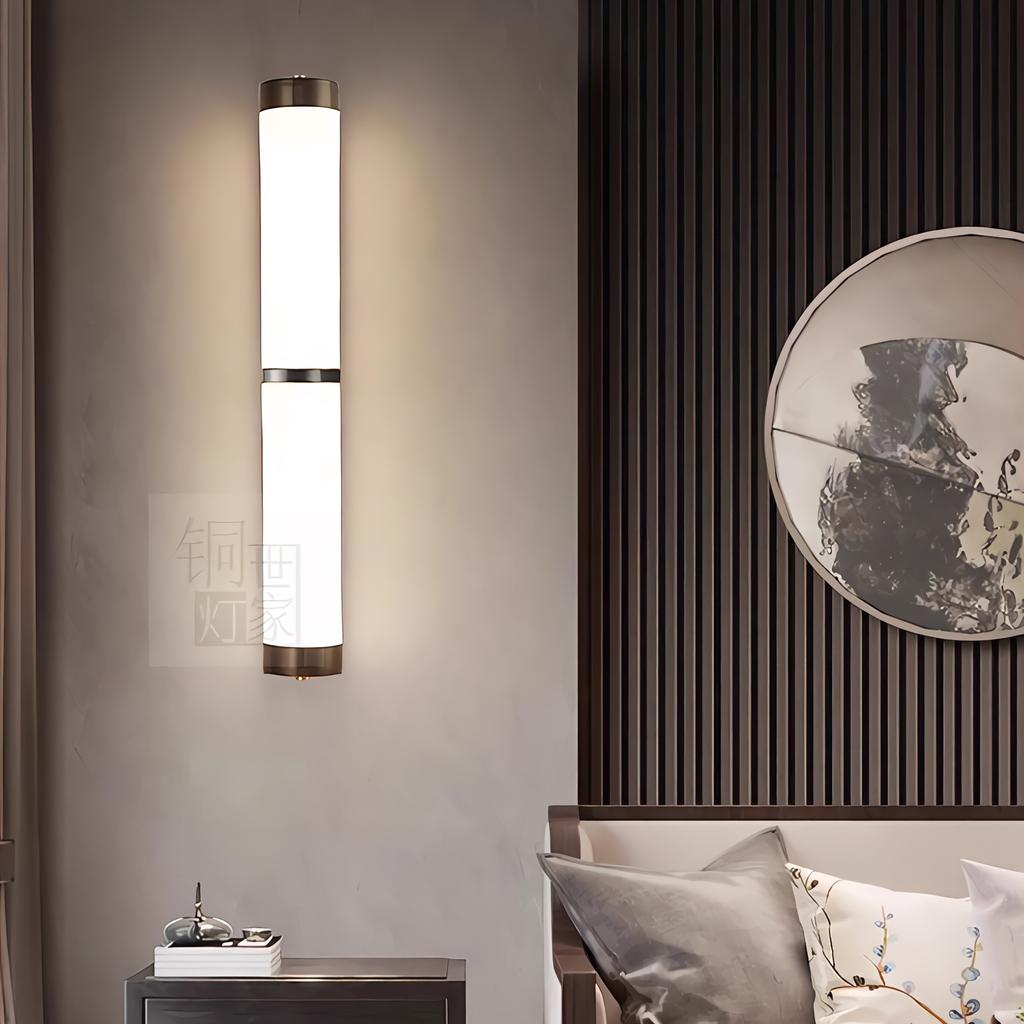 Modern Marble Wall Lamp Luxury Minimalist Brass Indoor Decoration Lamps Corridor Bedroom Study Wall Light