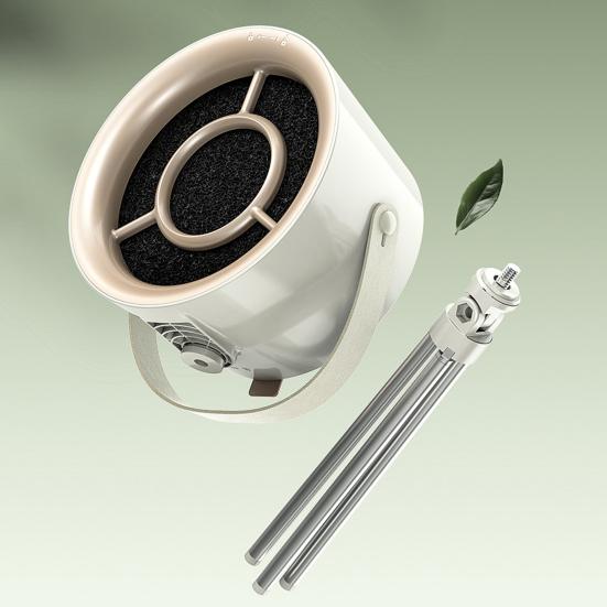 Kitchen Exhaust Fan Indoor Desktop Cooker Hood with 3 Speeds Small Apartment Ventilation for Electric Cookers BBQ