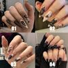Women Fashion Manicure Tool Full Cover Wearable Nail Tips Almond False Nails French Fake Nails