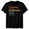 Персонализированная мужская футболка Legend Husband Dad Funny на День отца, футболка, Лучший папа#FD