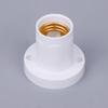 1Pcs Rotatable Straight Oblique E27 Lamp Holder 10A Flat Screw Led Lighting Bulb Head Base 230V White