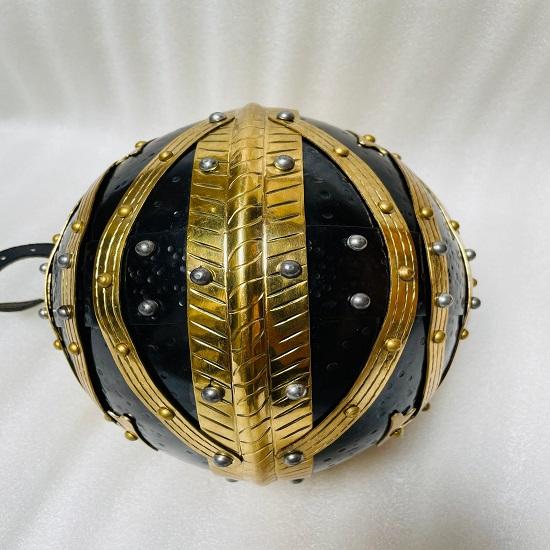 Средневековый шлем викингов, боевой воин, стальная броня, шлем Sca Larp Vendel Helmet