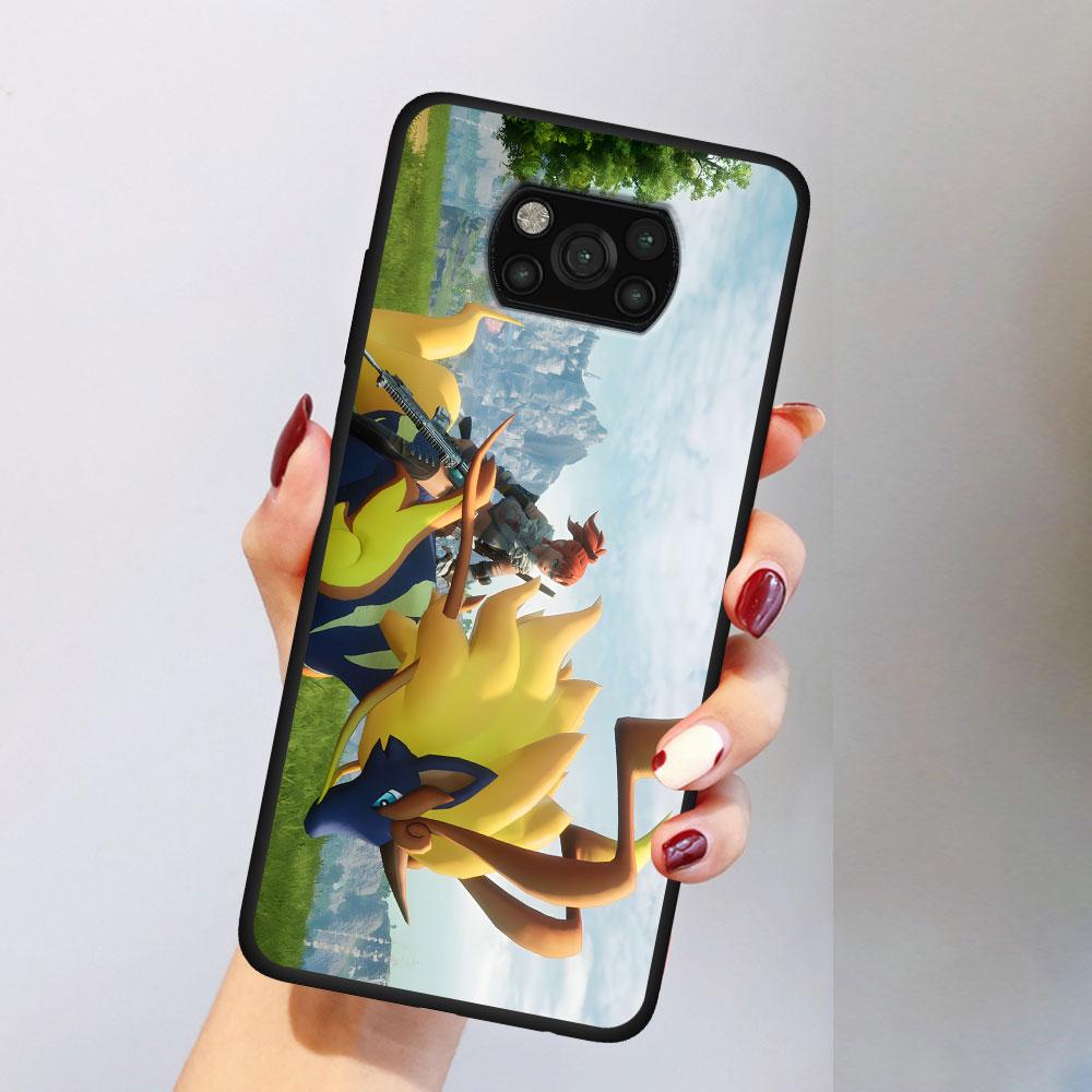 Милый игровой чехол Palworld для Xiaomi Poco M5s X3 NFC F3 X5 M4 M3 Pro Черный силиконовый мягкий чехол для телефона Coque