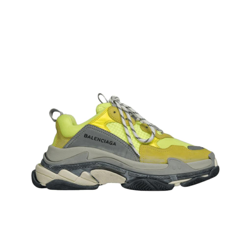 Balenciaga Кроссовки Triple S Неоновый Желтый 2018
