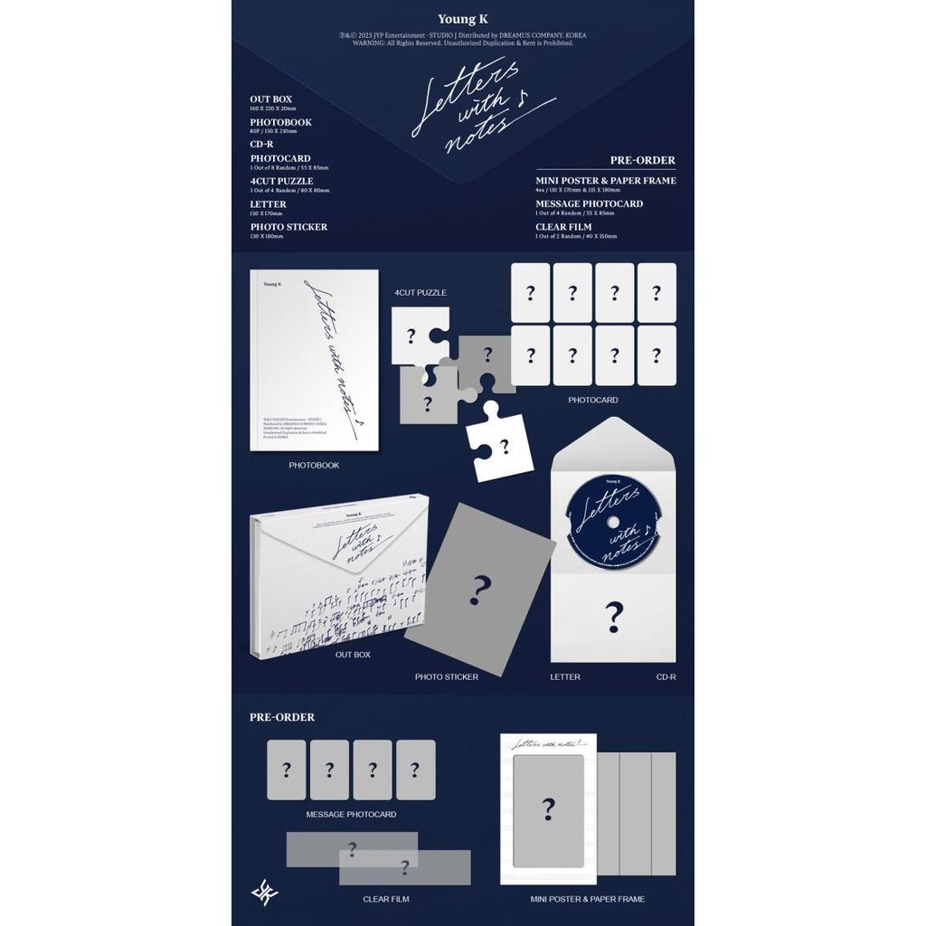 Young K (DAY6) - Letters with Notes / Album