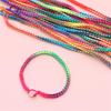 1pc/bag Polyester Color Woven Bracelet DIY Jewelry Accessories