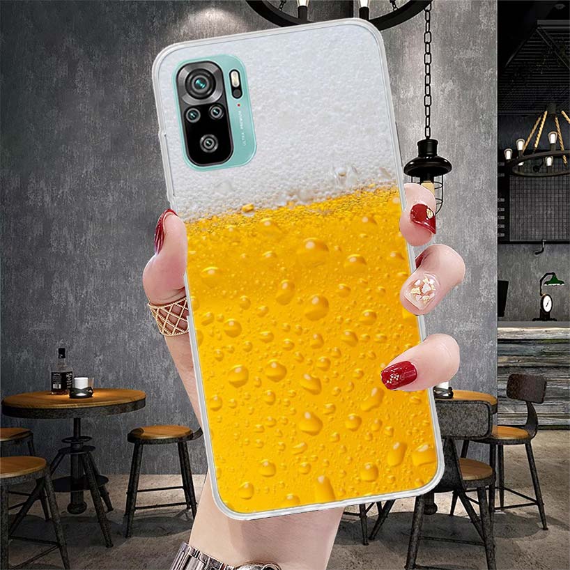 Food Fries Beer Cheese Sushi Cookie Soft Phone Case For Xiaomi Redmi Note 15 14 14S 13 12 Pro Plus 12S 11 11S 11E 10 10S 11T 5G