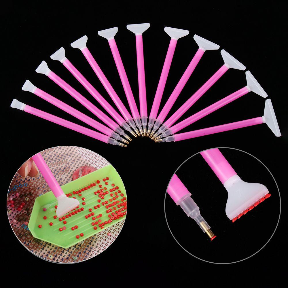 Вышивка Швейные аксессуары Вышивка крестом Алмазная ручка 5D Алмазная картина Точка Дрель Ручка