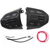New Steering Wheel Button Cruise Control Volume Switch With Red line For KIA K2 RIO 2017 2018 2019 RIO 4 X LINE Picanto 3