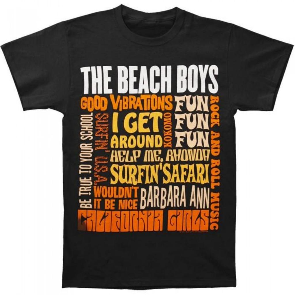 Мужская и женская хлопковая футболка с коротким рукавом The Beach Boys 'Лучшее'
