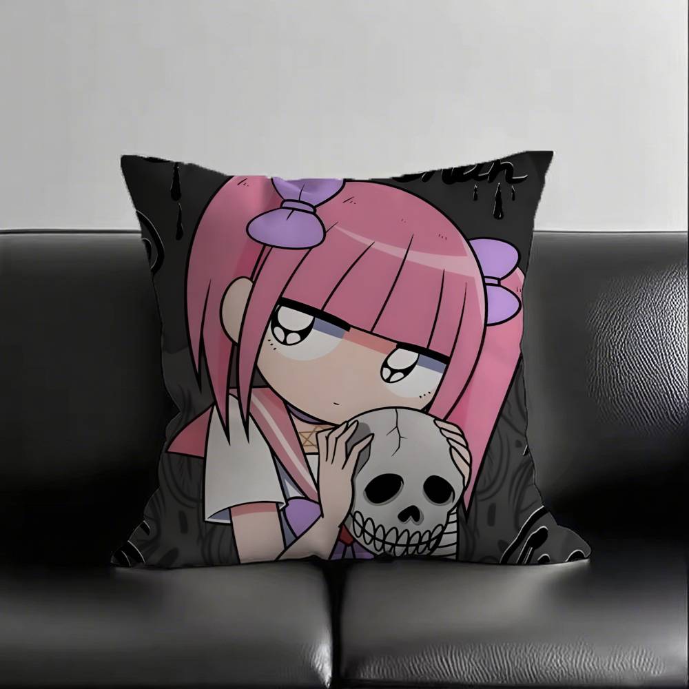 1 шт. Наволочка Менхера Чан Модная квадратная наволочка Спальня Диван Комната Инс Украшение Досуг