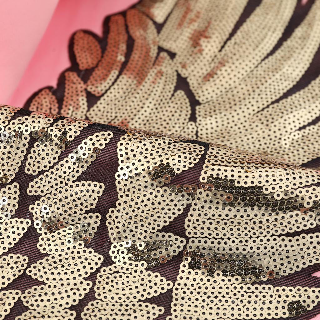 Мужская мода золотистый блестящий пиджак с крыльями