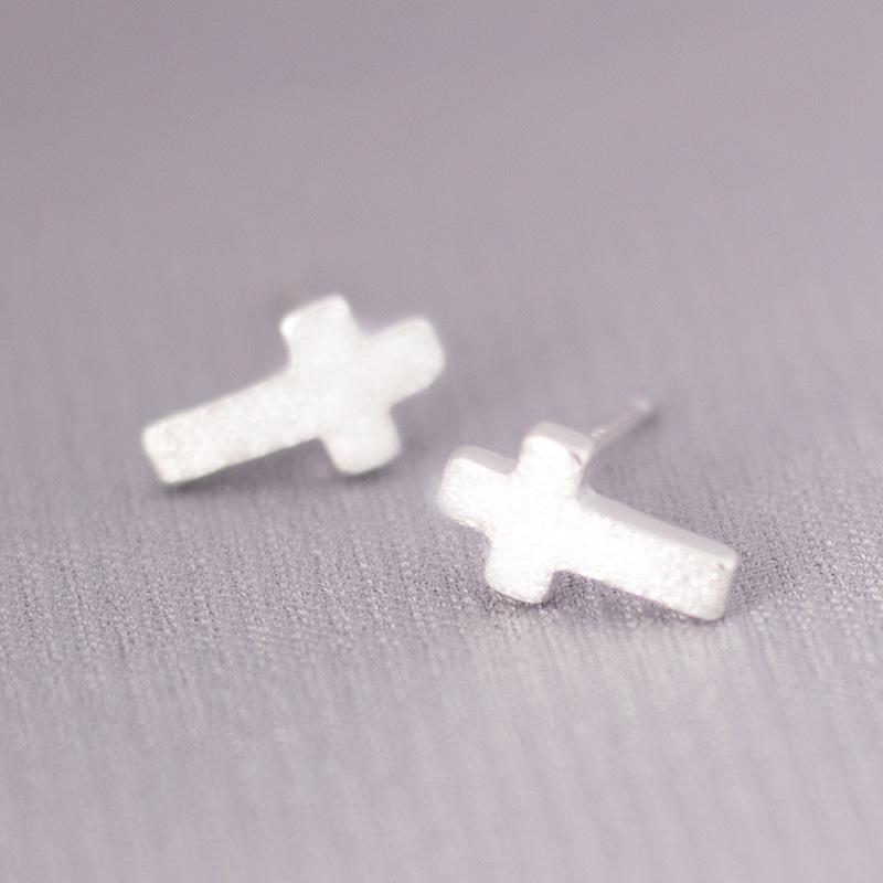 Korean Style S925 Silver Needle Stud Earrings for Women – Minimalist & Personality Design