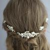 Wedding Party Haircomb Handmade Jewelry Bride Barrette Hairwear Pearl Hairpin Bridal Headpiece