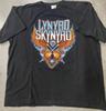 Винтажная черная футболка Lynyrd Skynyrd с перекрещенными гитарами и крыльями, размер 2XL, унисекс