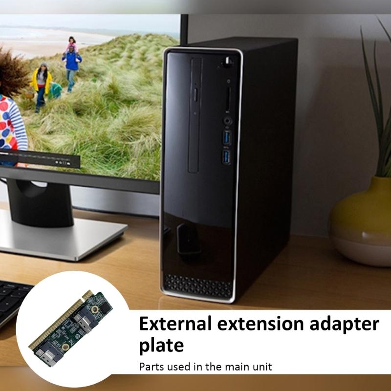 Высокоскоростные внешние карты расширения SFF-8654 для PCIe 4.0 x16 x8 Адаптеры SFF-8654 Адаптеры Компьютерная карта для сервера 1U