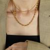 Премиальное чувство дизайна Простая легкая роскошная цепочка для свитера